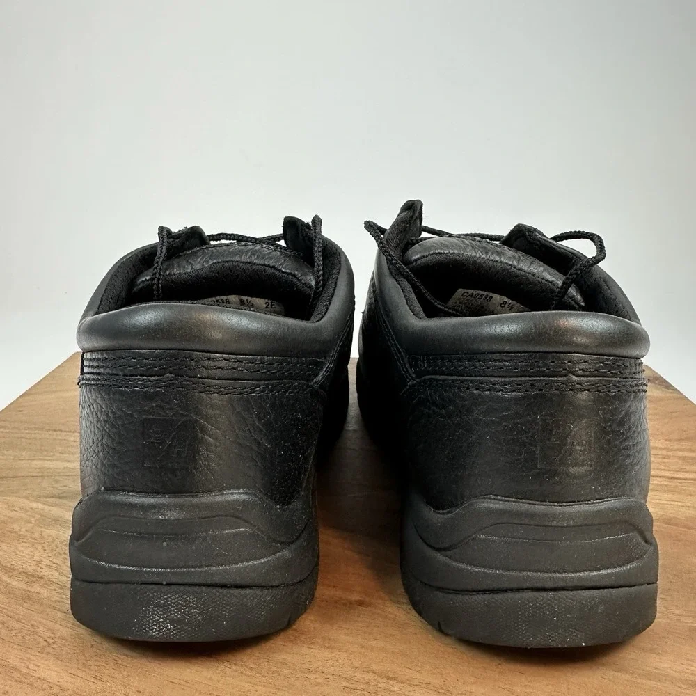 New Mens Carolina CA9538 Black‎ Leather Oxford Composite Toe Shoes Sz 8.5 2E